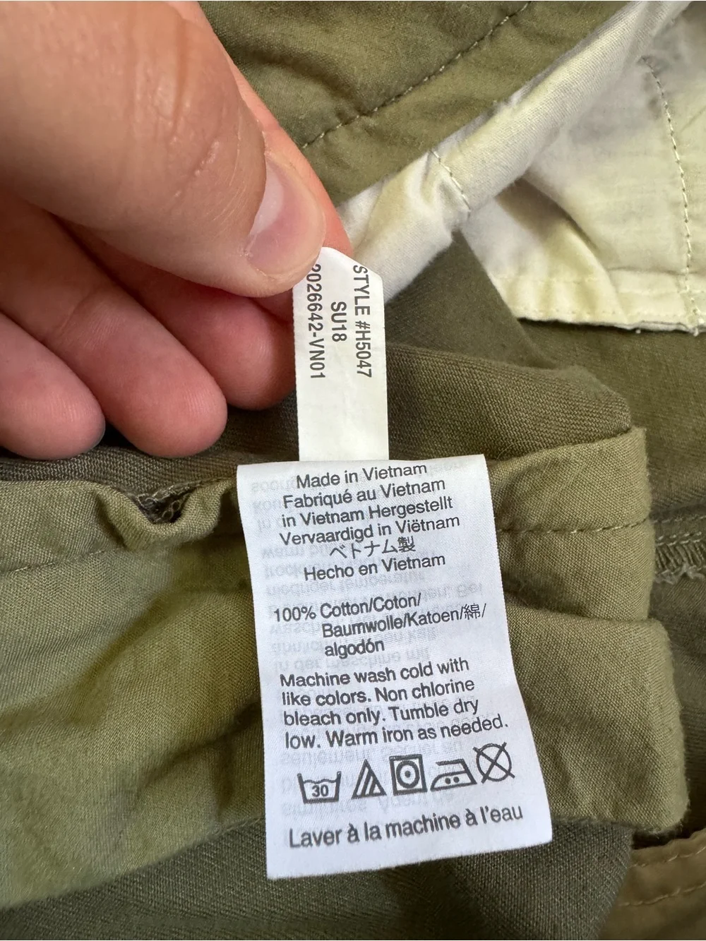 J. Crew Men's Olive Flat-Front Chino Shorts